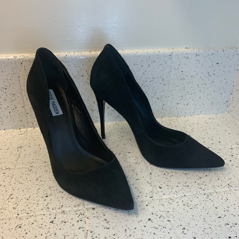 Steve Madden black heels size 10